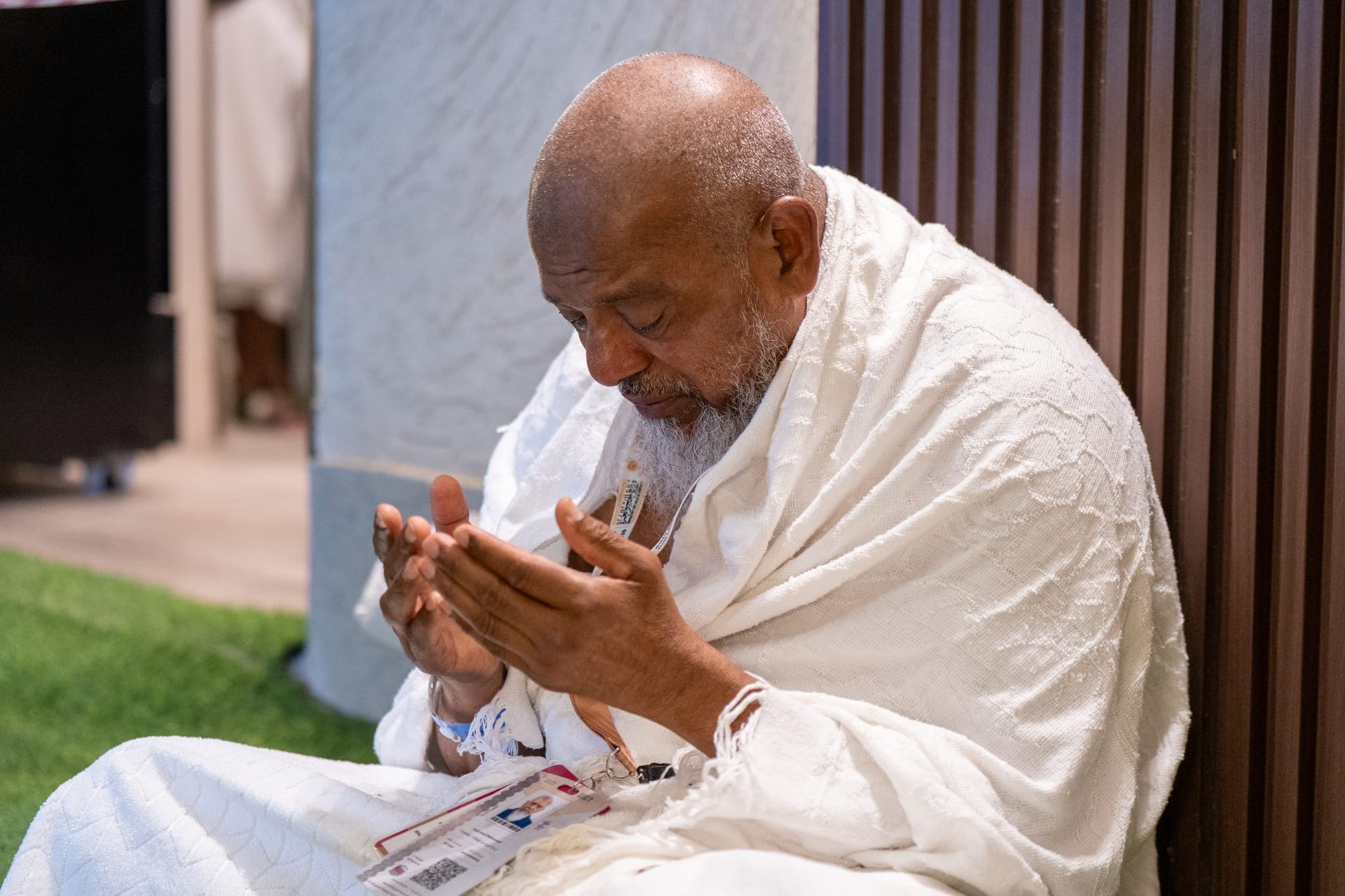 A moment from the Hajj journey with Al Bait Guests
