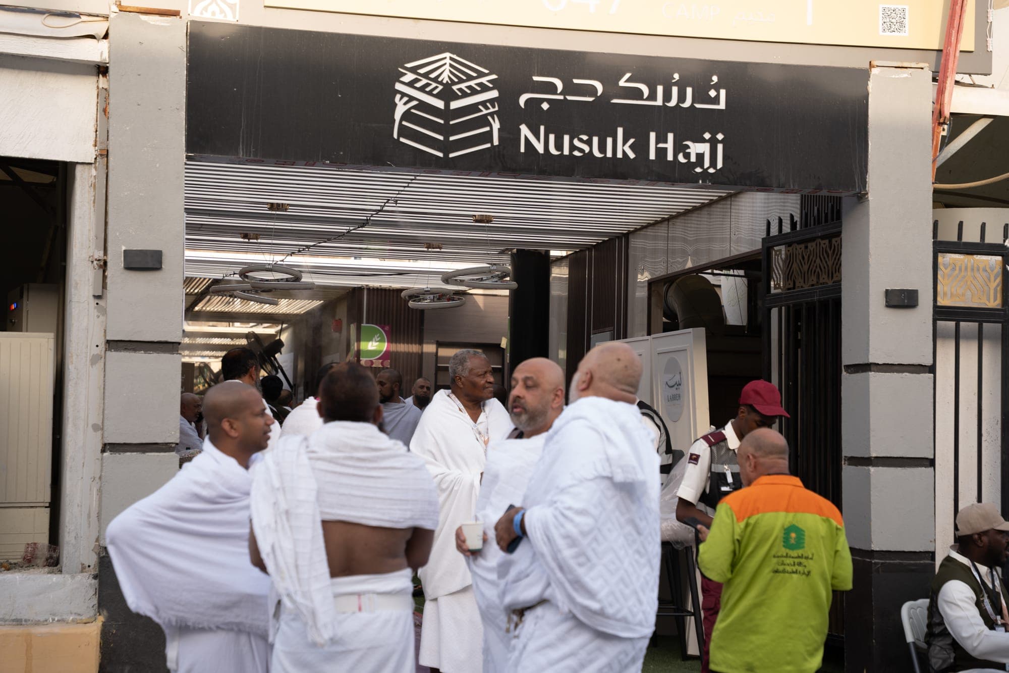 A moment from the Hajj journey with Al Bait Guests
