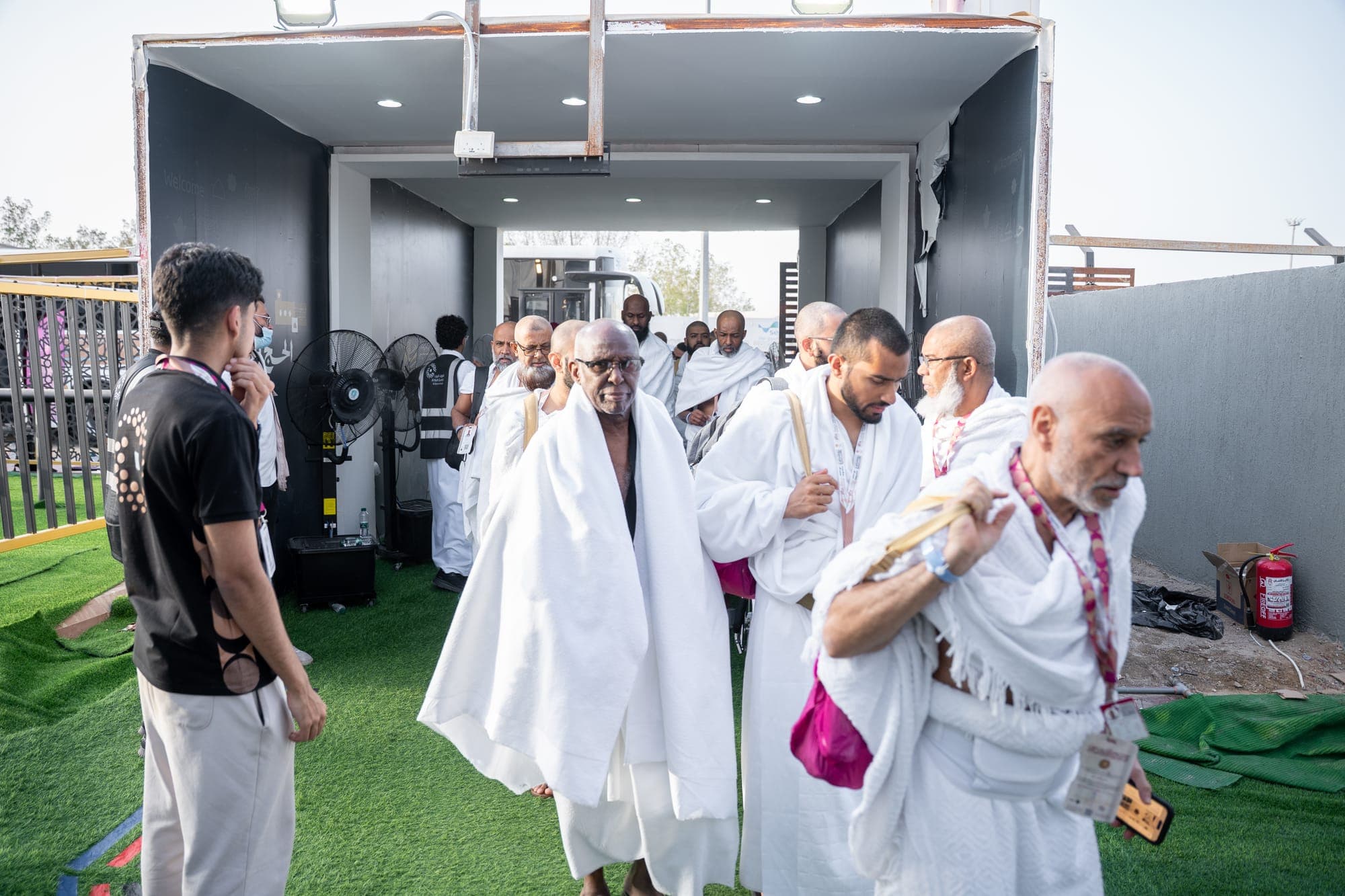 A moment from the Hajj journey with Al Bait Guests