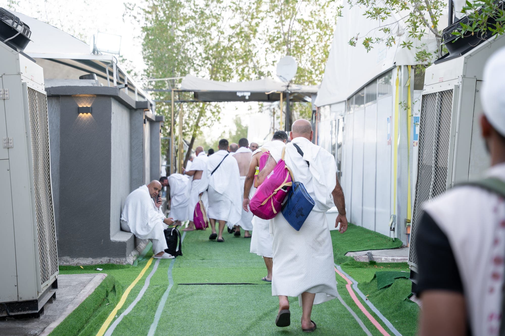 A moment from the Hajj journey with Al Bait Guests