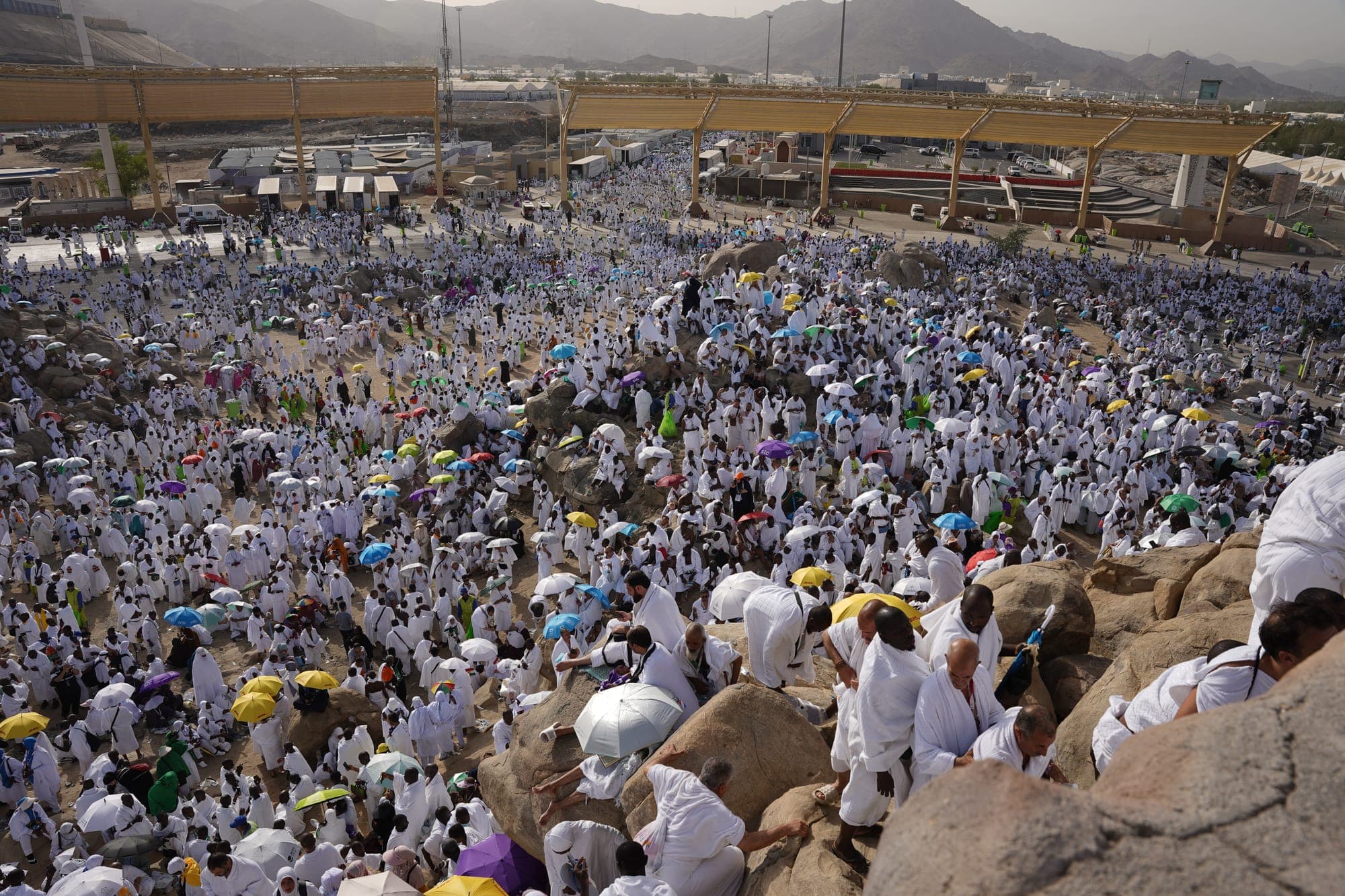 A moment from the Hajj journey with Al Bait Guests