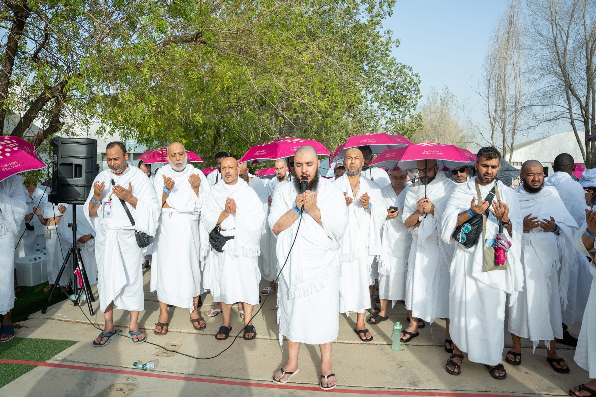 A moment from the Hajj journey with Al Bait Guests