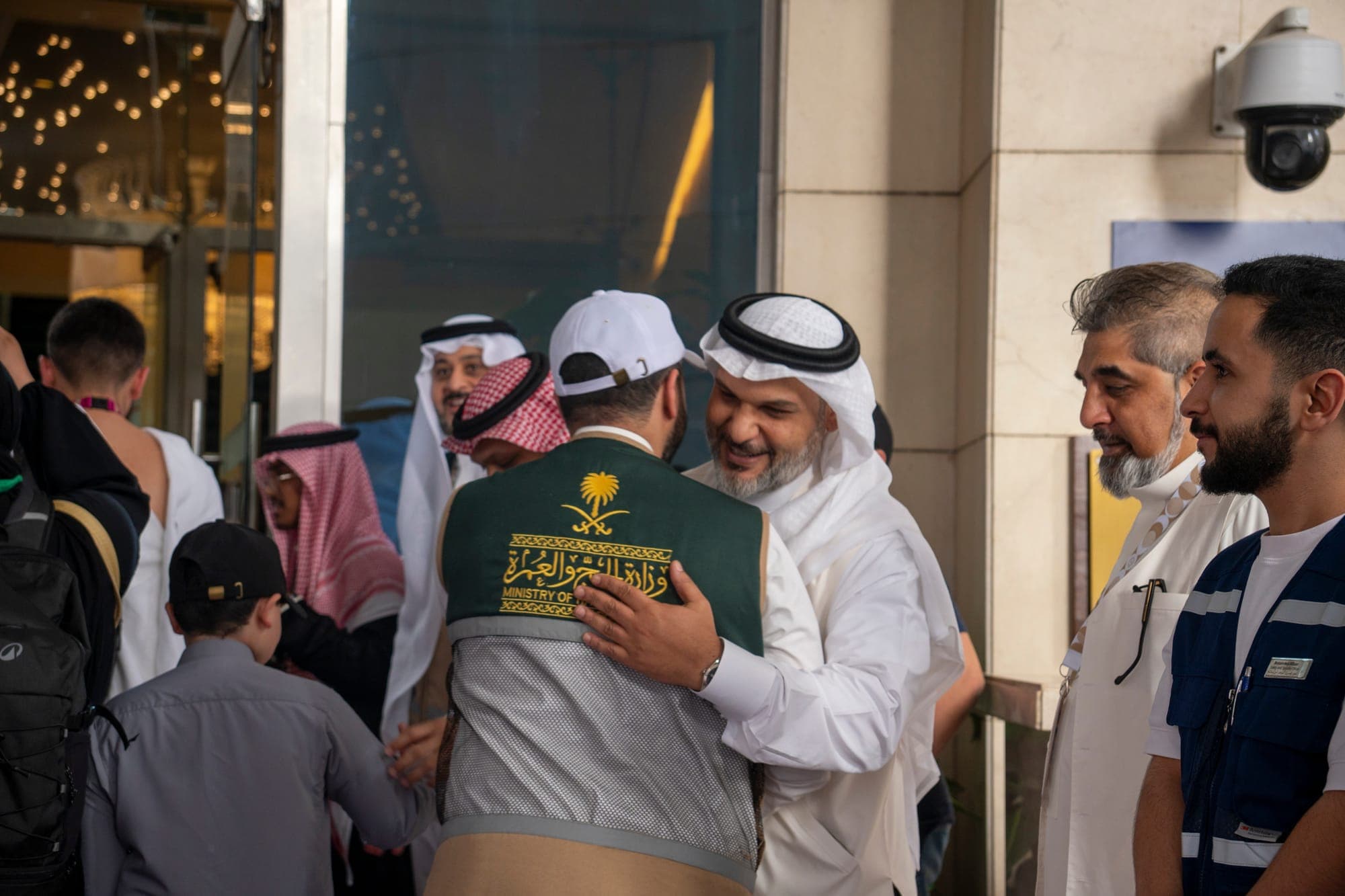 A moment from the Hajj journey with Al Bait Guests