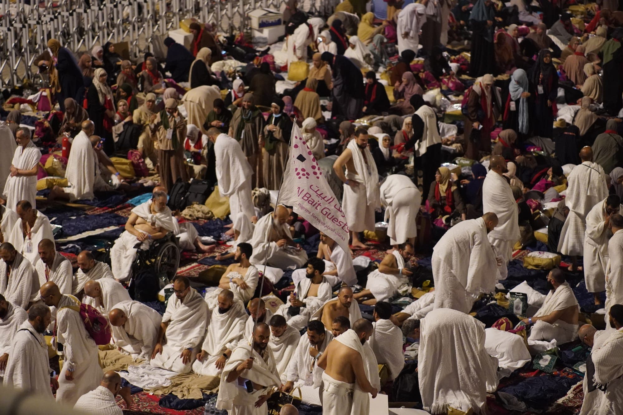 A moment from the Hajj journey with Al Bait Guests