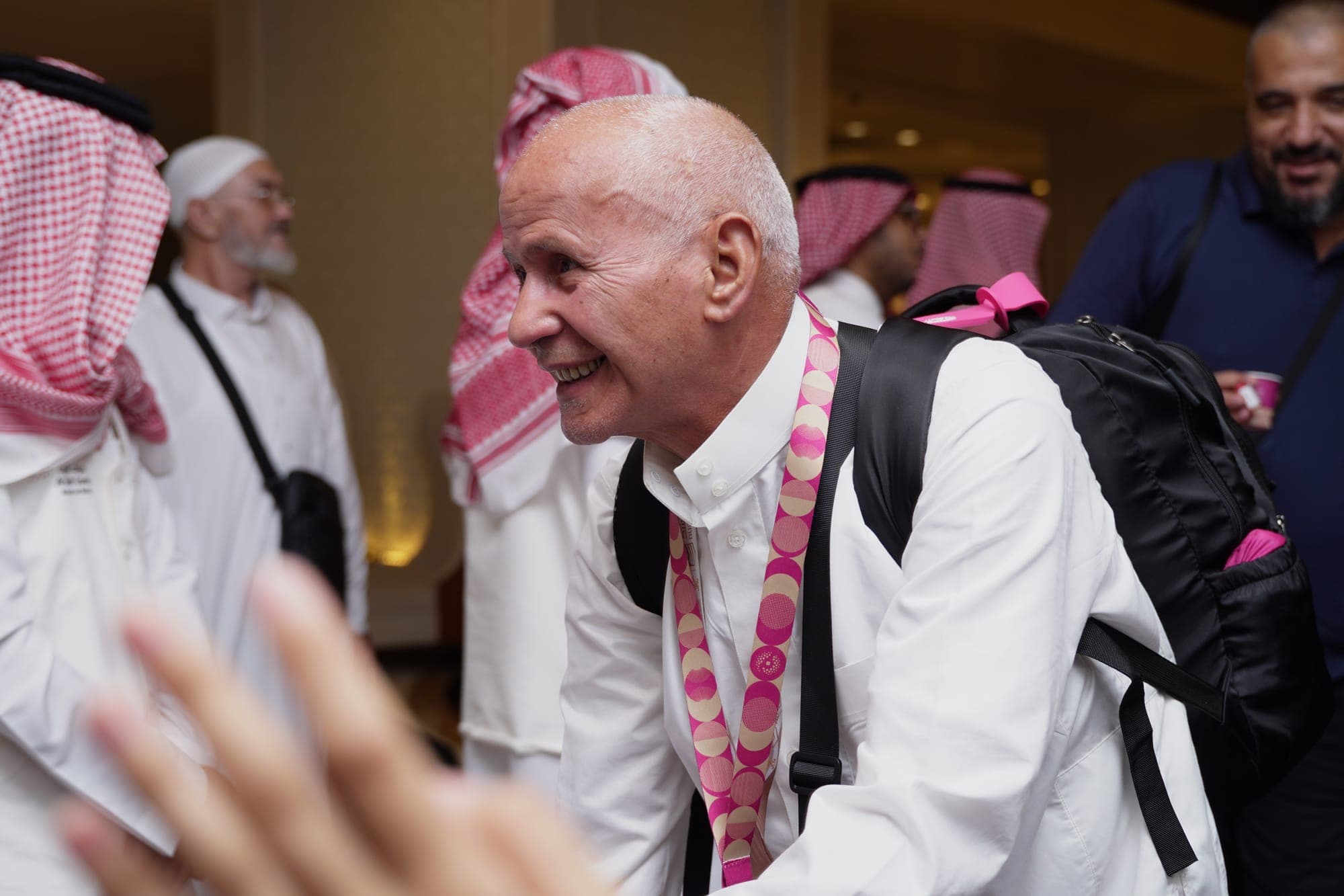 A moment from the Hajj journey with Al Bait Guests
