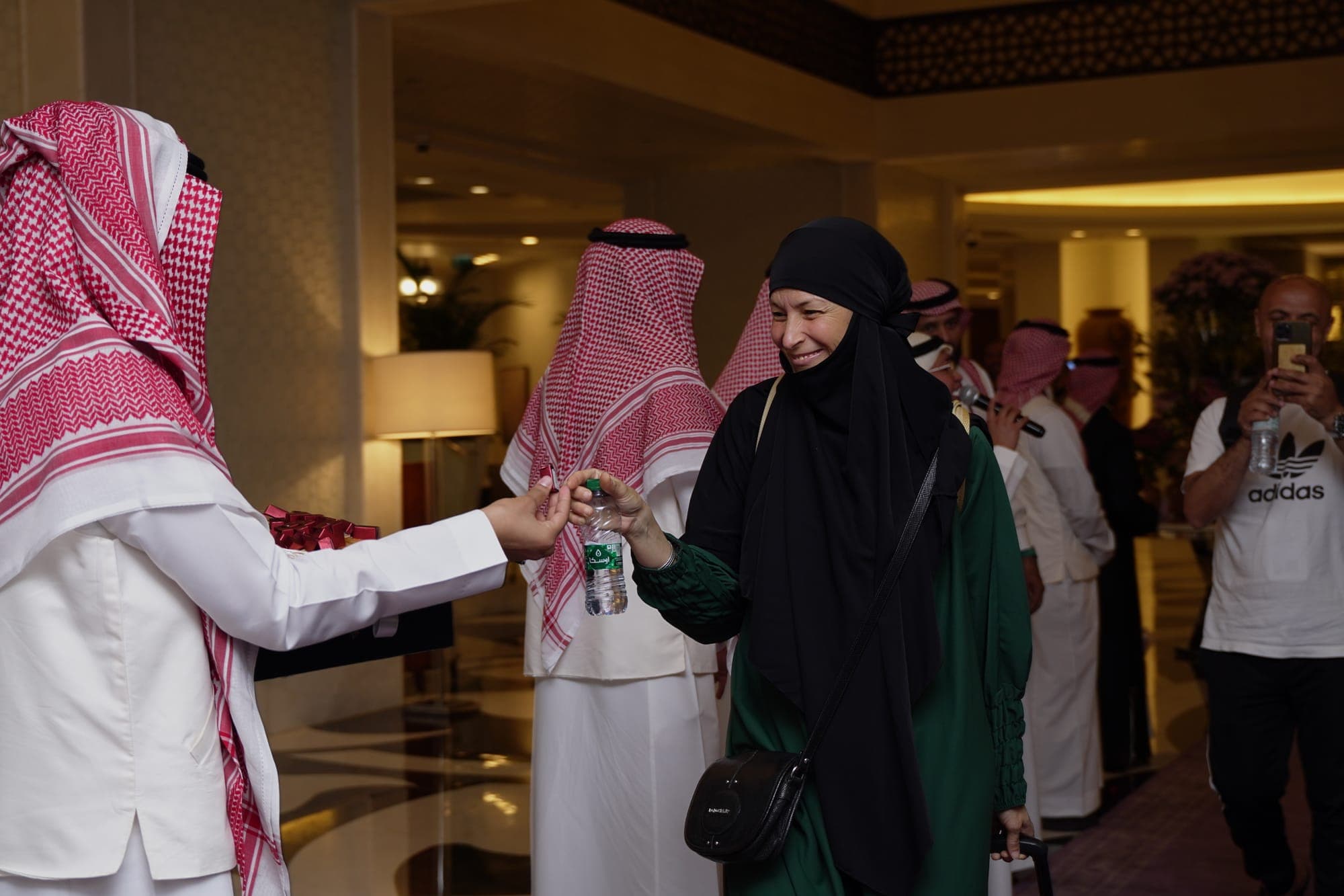 A moment from the Hajj journey with Al Bait Guests