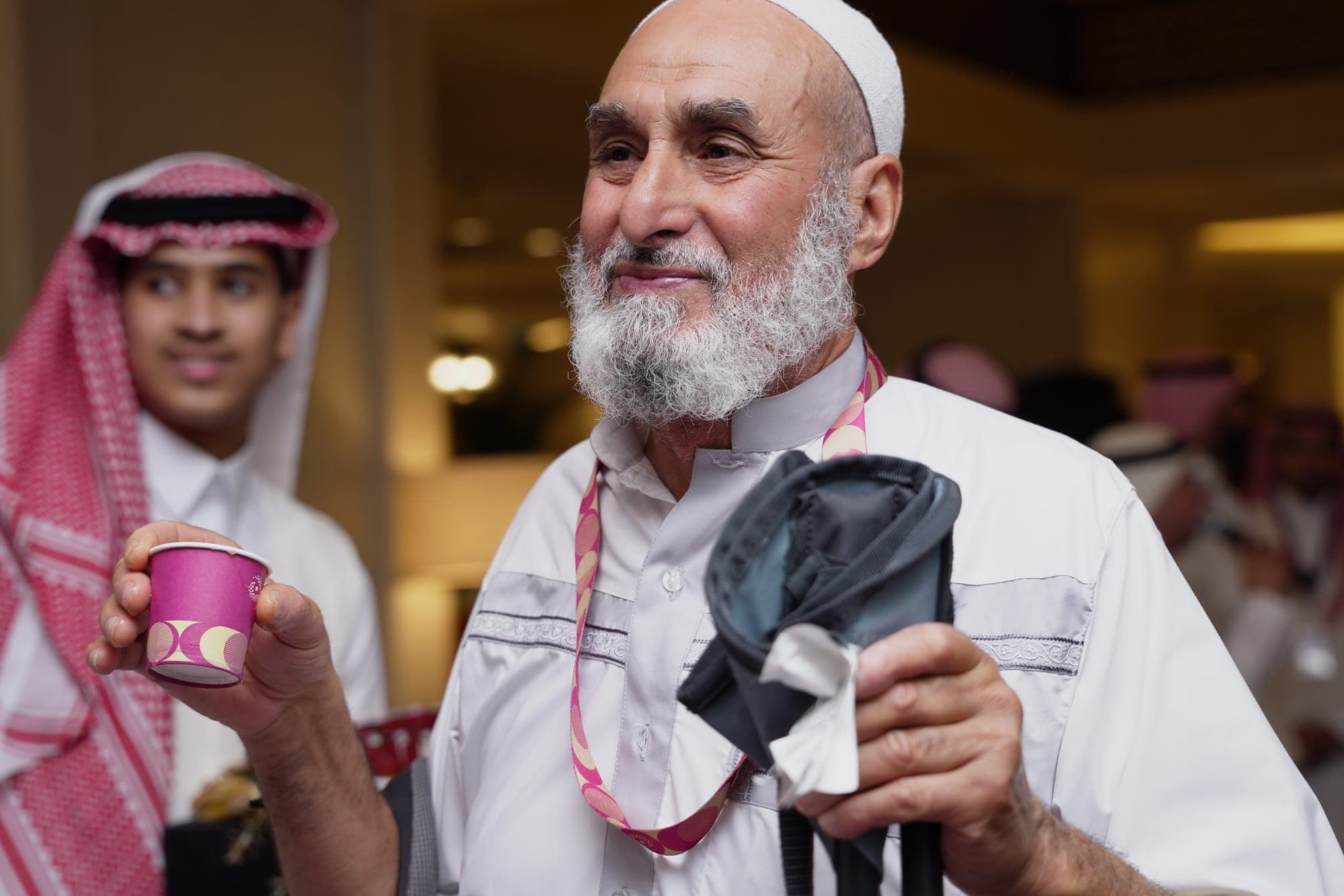 A moment from the Hajj journey with Al Bait Guests