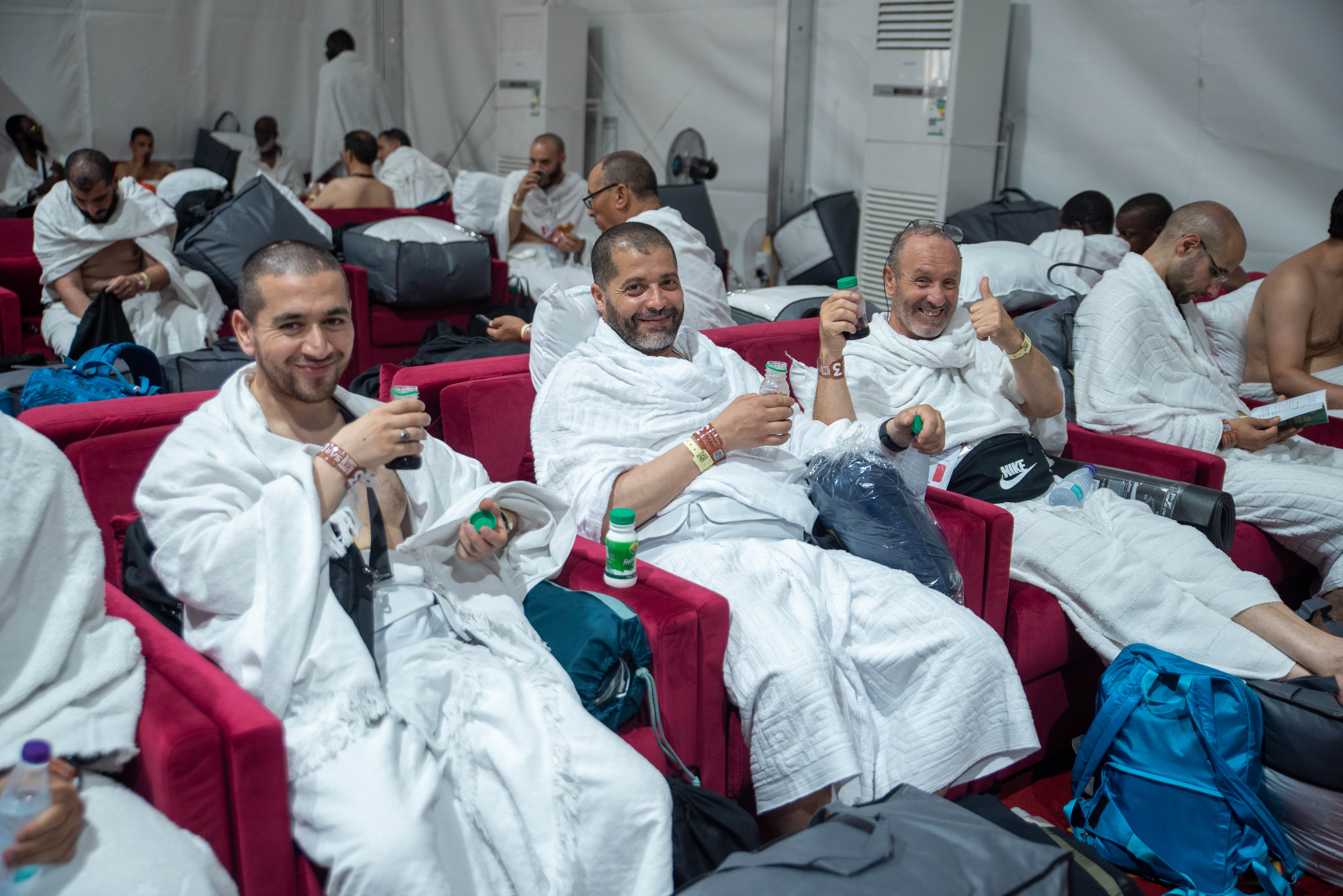 لحظة من رحلة الحج