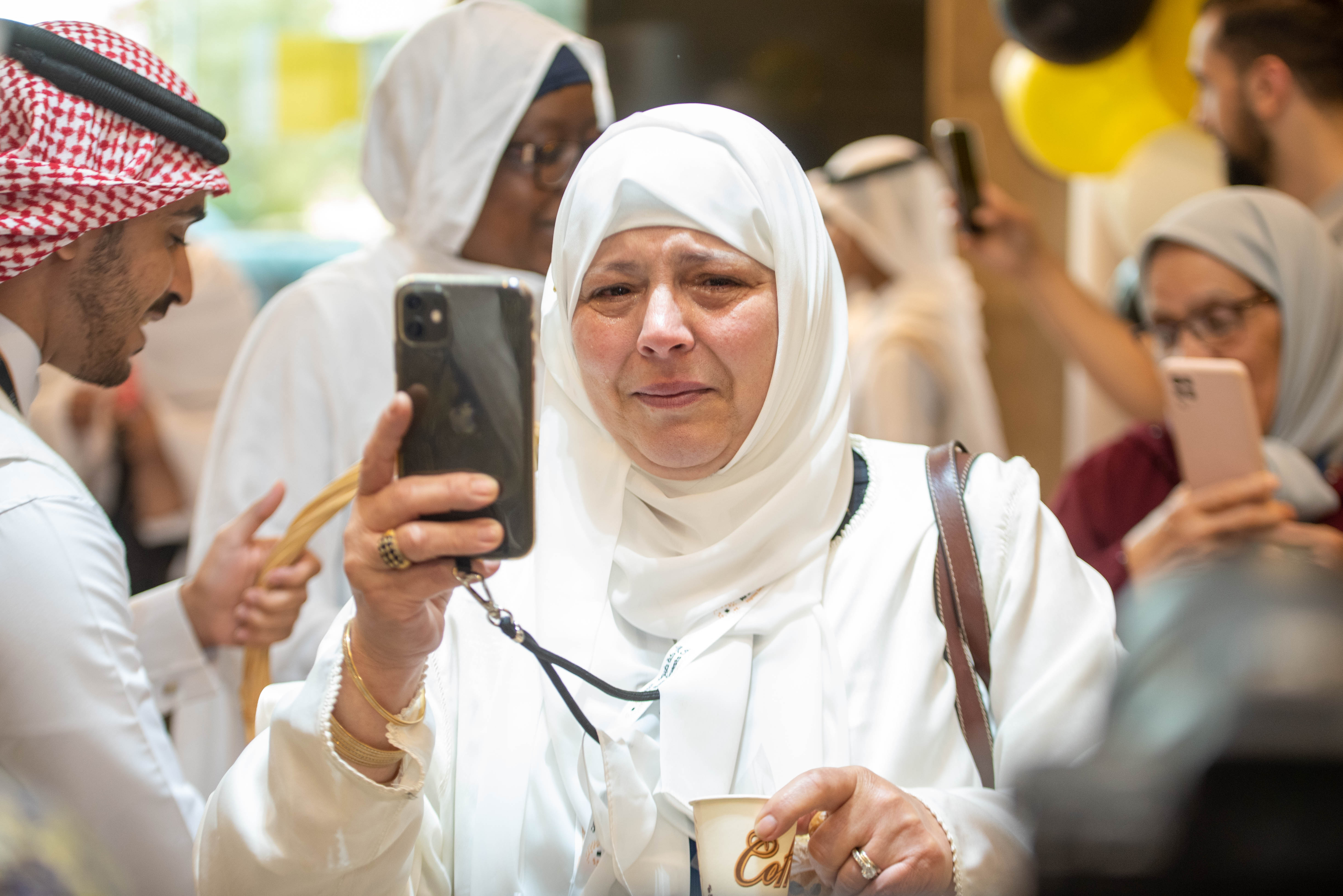 لحظة من رحلة الحج