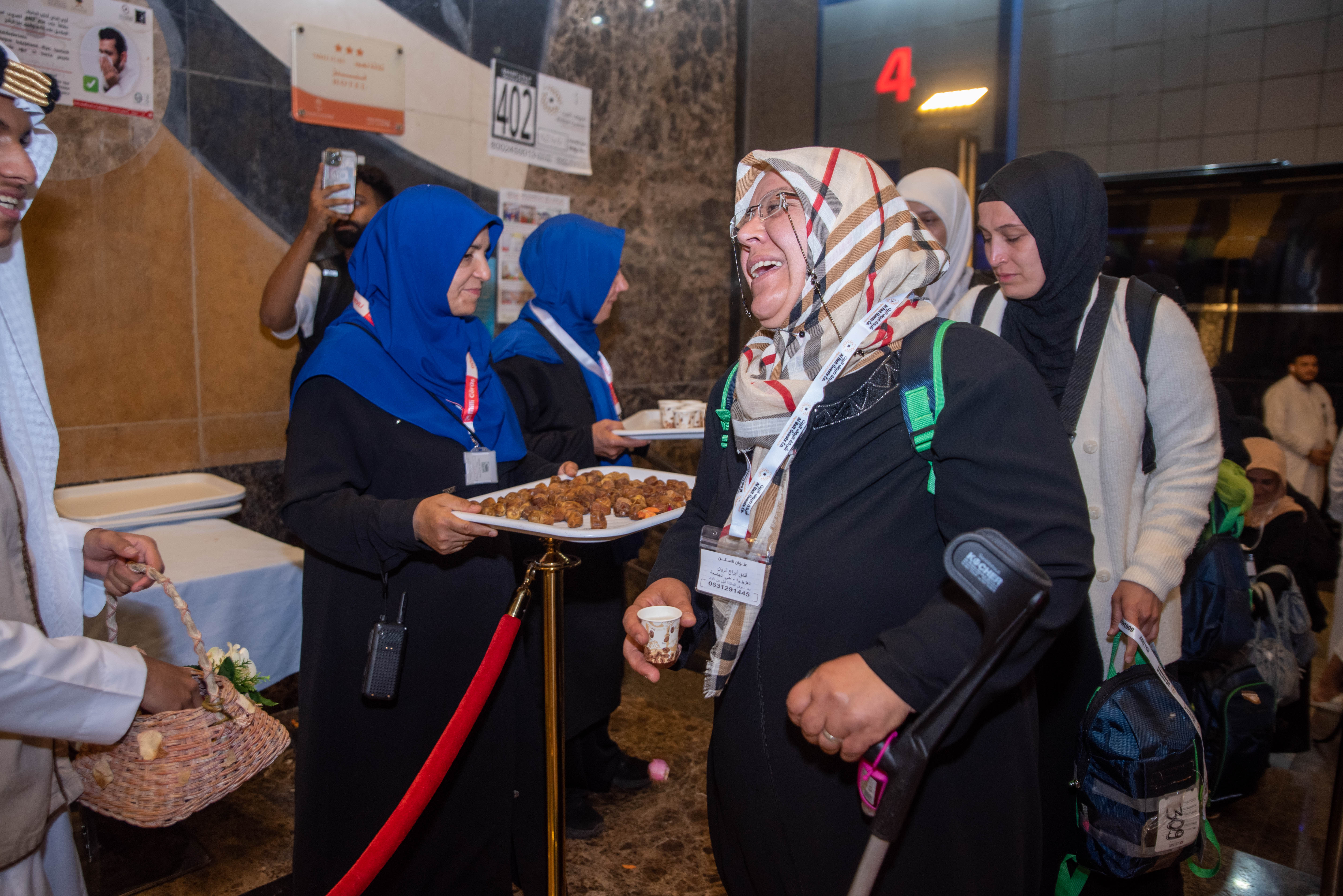 لحظة من رحلة الحج
