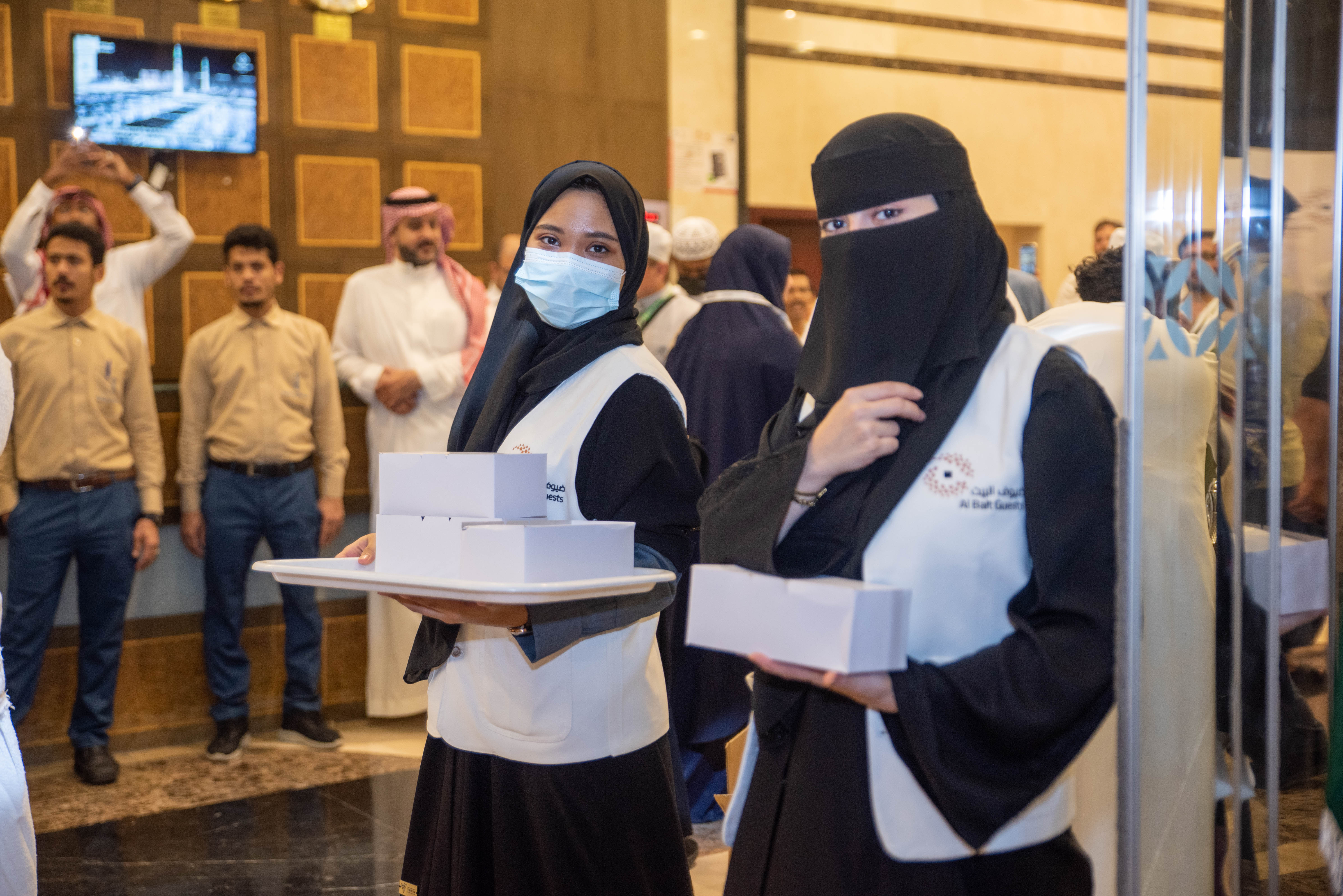 لحظة من رحلة الحج