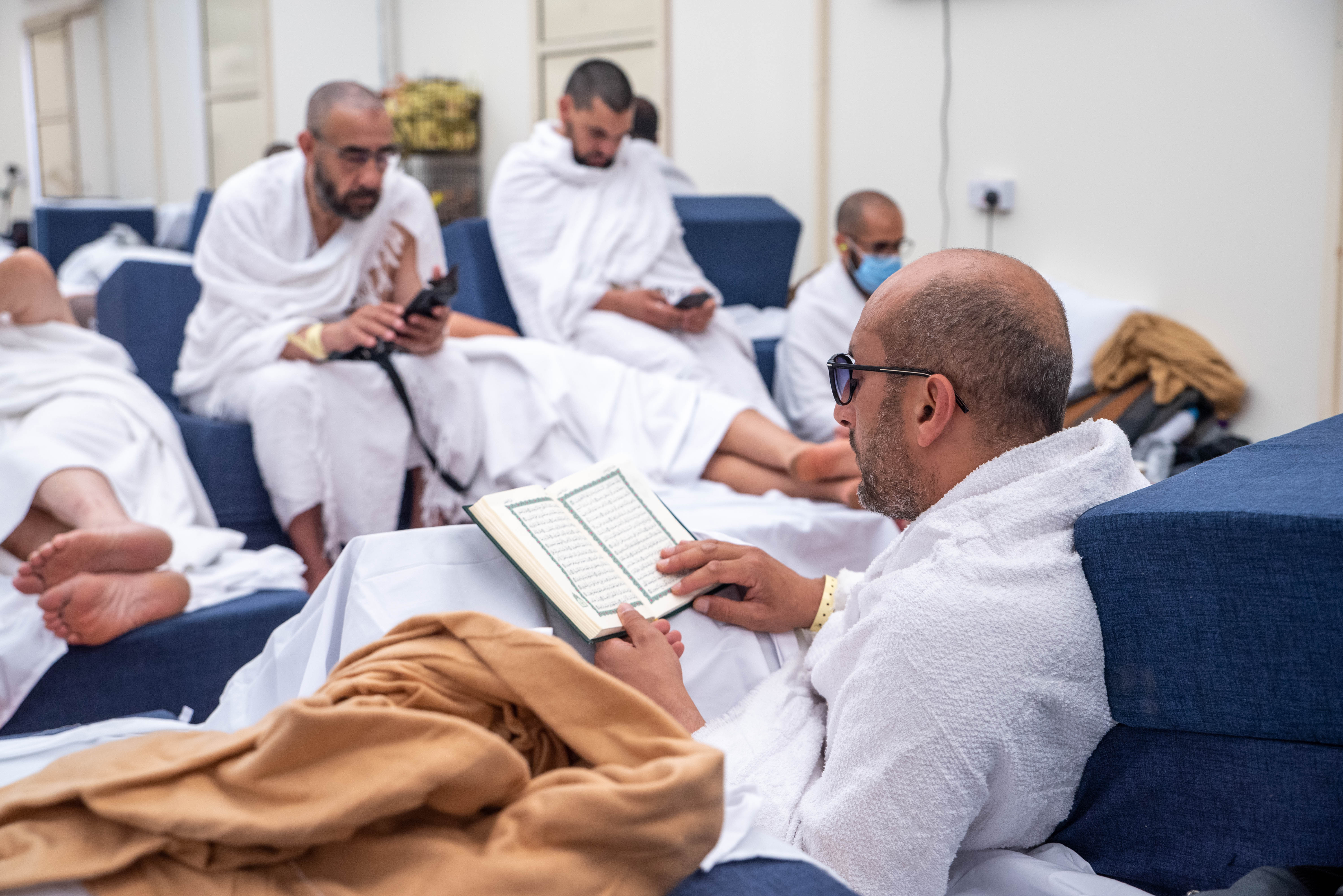 لحظة من رحلة الحج