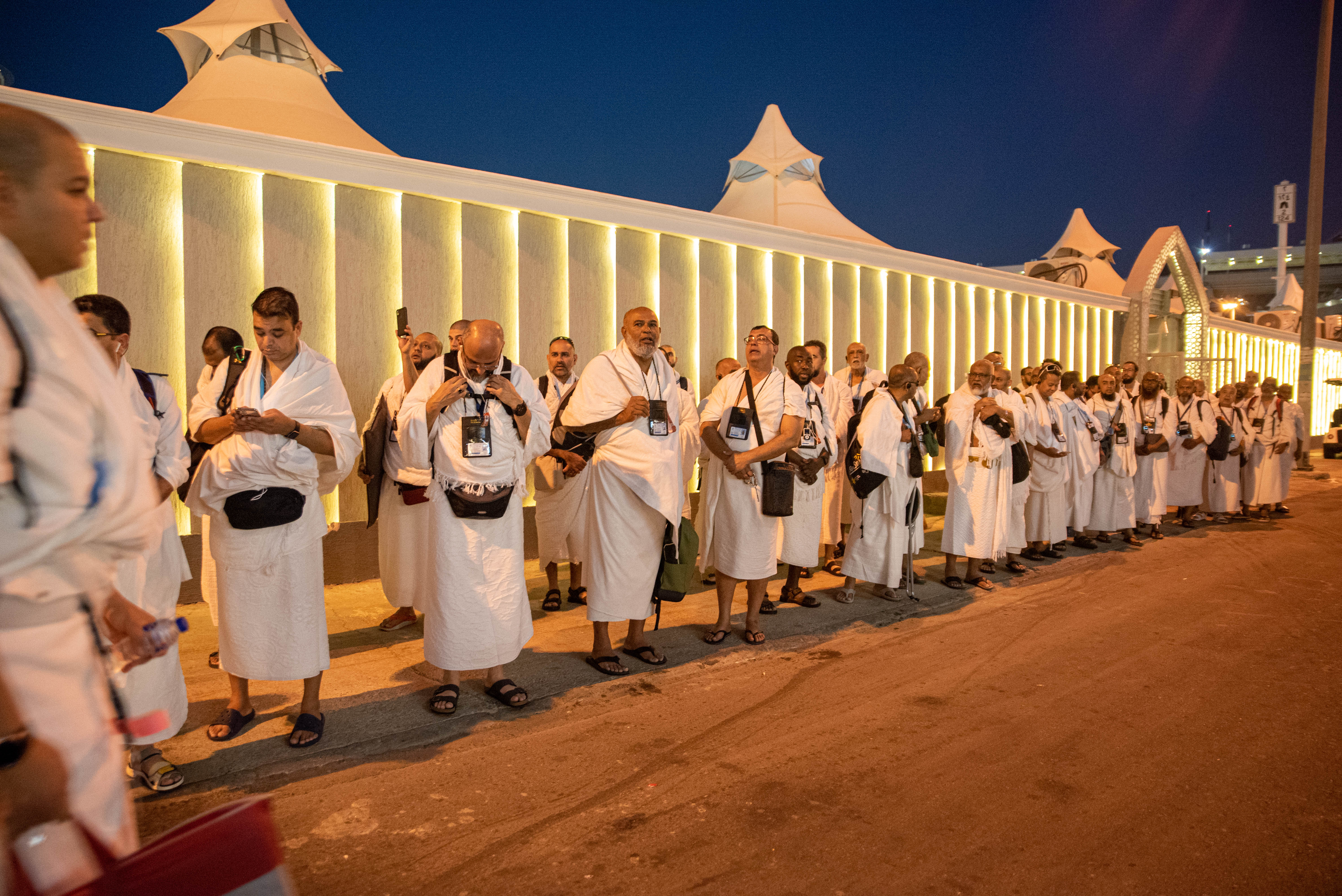 لحظة من رحلة الحج