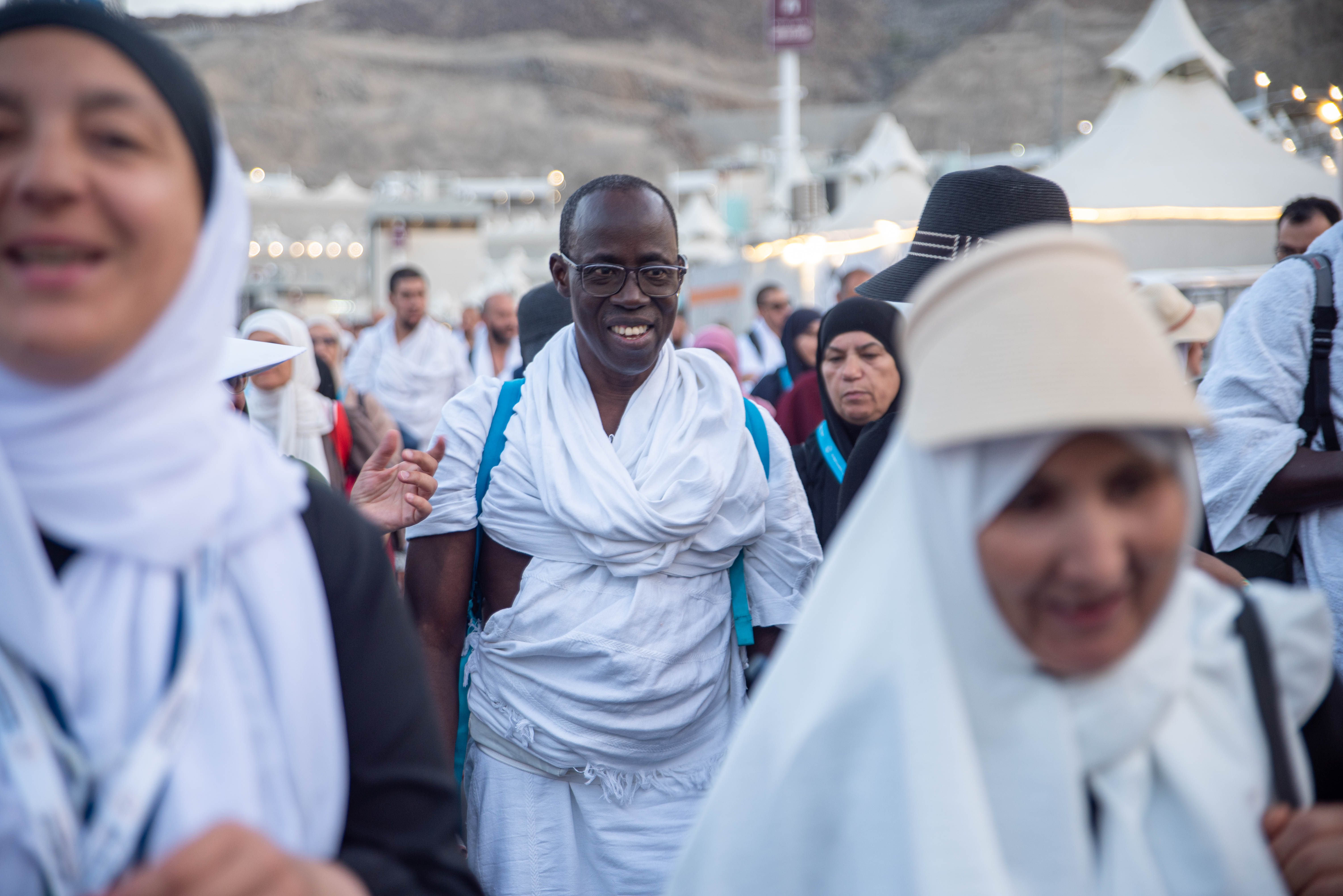 لحظة من رحلة الحج