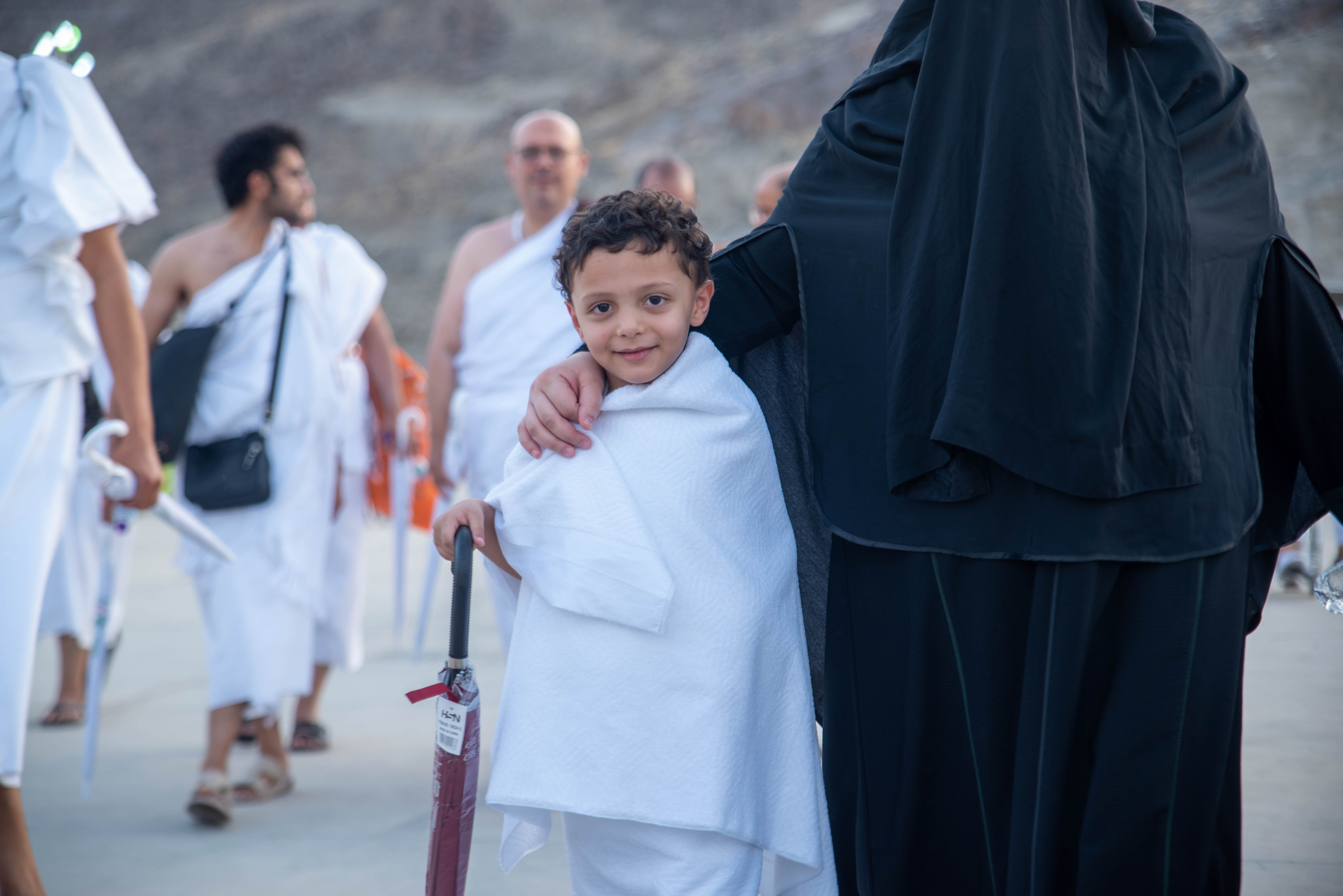 لحظة من رحلة الحج